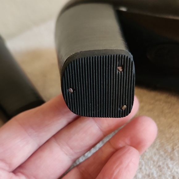 Clarks Artisan Black Leather Heel Booties with Side Zip - Picture 15 of 16